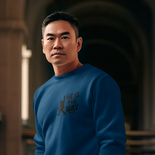 He is the Way Sasquatch Crewneck Sweatshirt