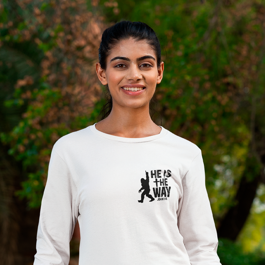He is the Way Sasquatch Long Sleeve Shirt
