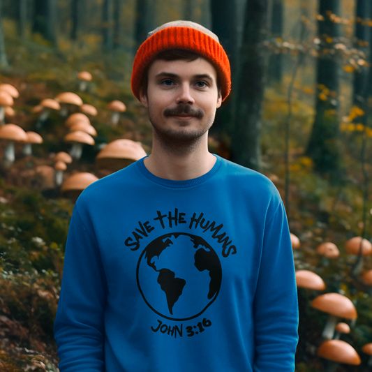 Save the Humans Crewneck Sweatshirt