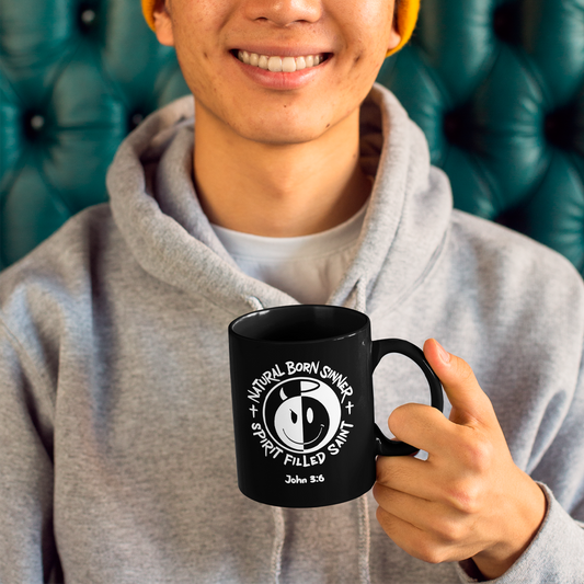 Natural Born Sinner Spirit Filled Saint Coffee Mug