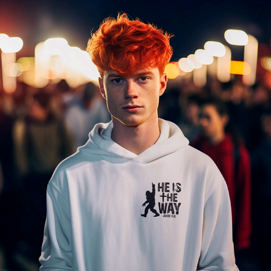He is the Way Sasquatch Hoodie